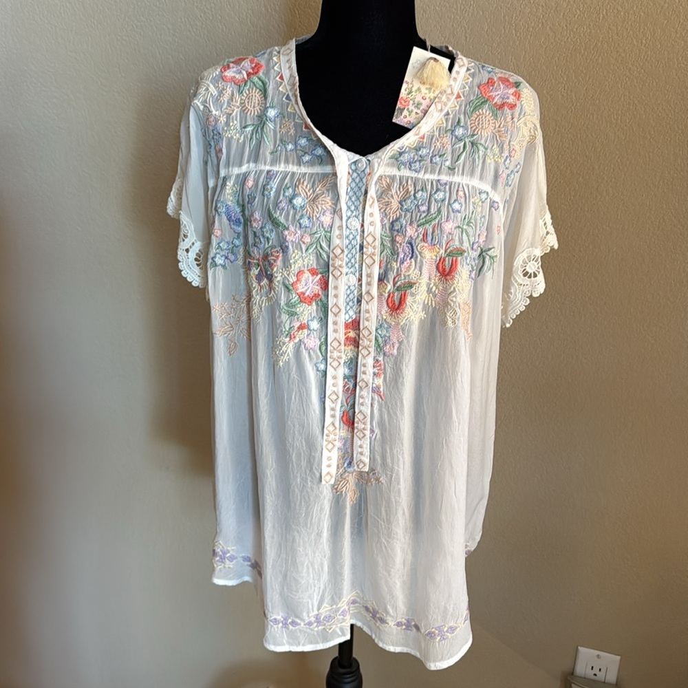 NWT Johnny Was “Avril” Blouse